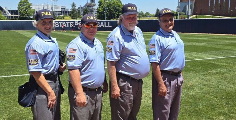 D9 umps at PIAA 3A softball title game Rossetti