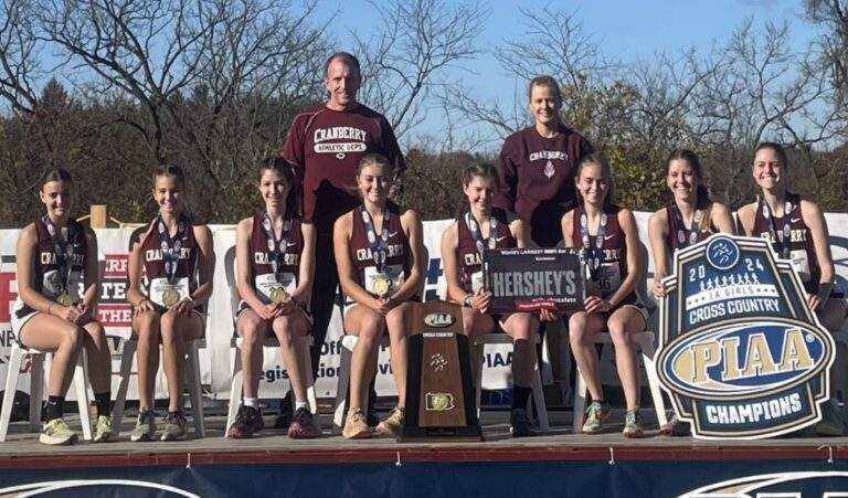Cranberry girls 1A PIAA XC Champs 2024