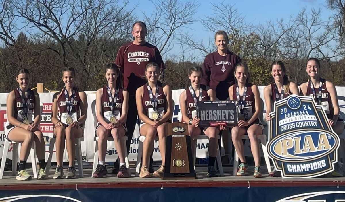 Cranberry girls 1A PIAA XC Champs 2024