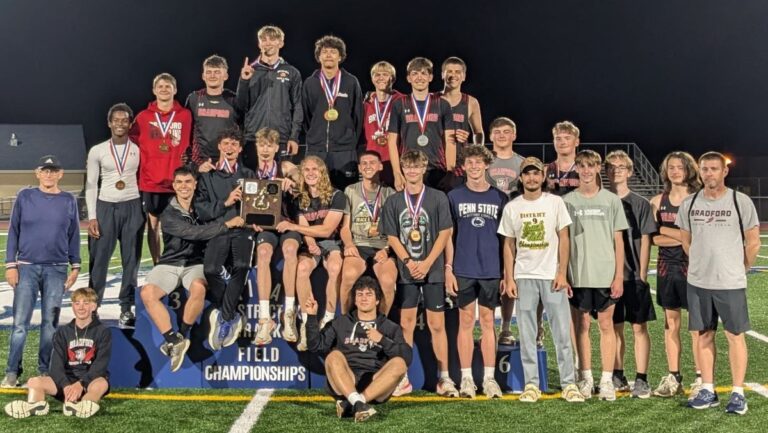 Bradford D9 3A track and field champions boys 2025 Jack Pappas
