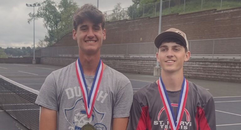 Hoffman and Henry St. Marys 2025 Boys Doubles Champions