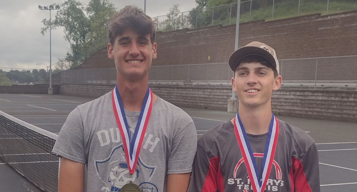 Hoffman and Henry St. Marys 2025 Boys Doubles Champions