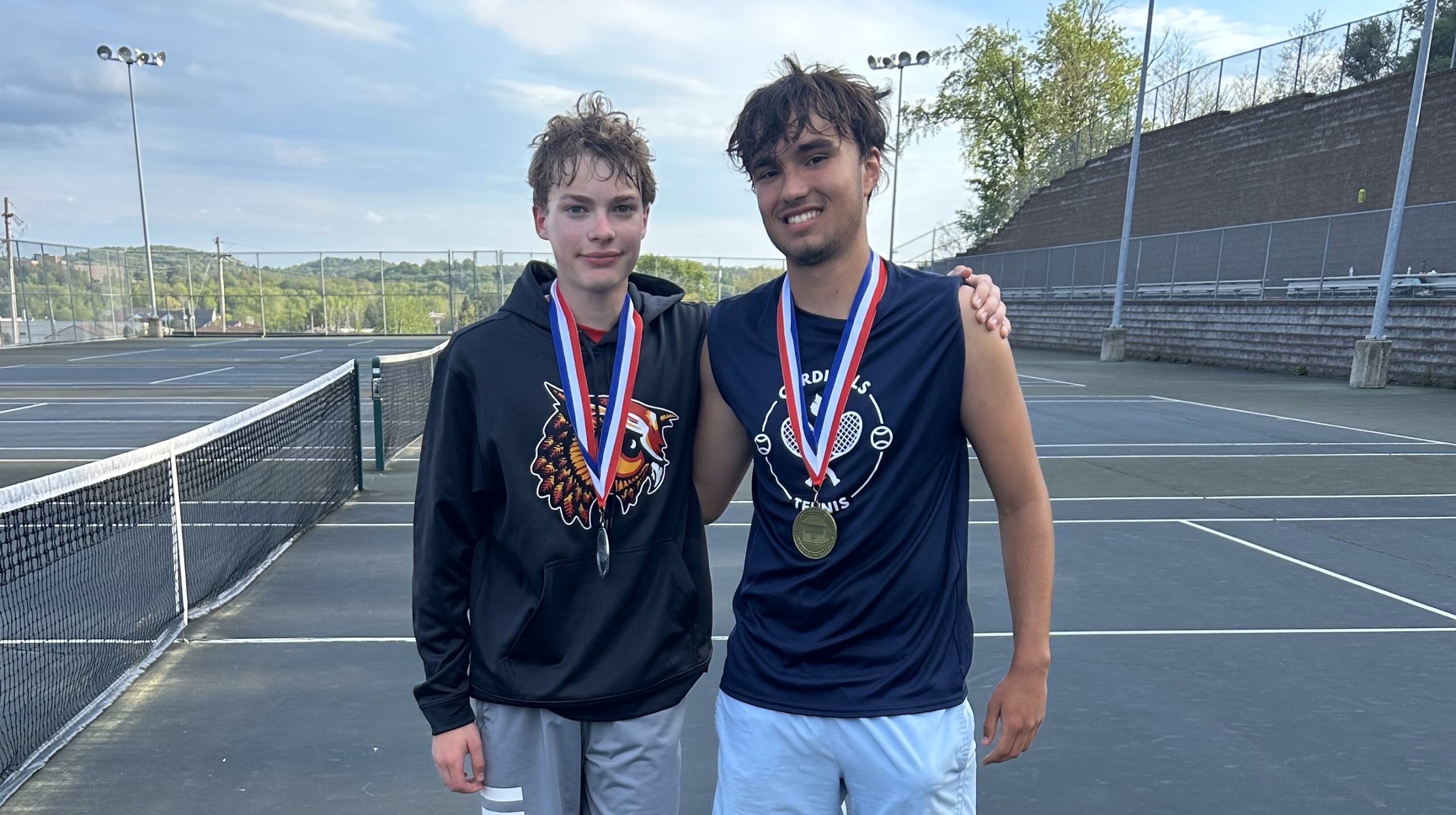 Luke Fragle (right) and Cooper Haight