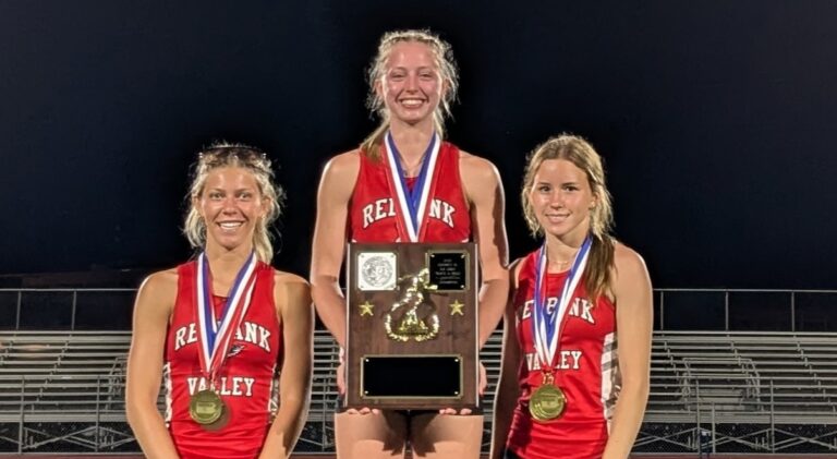 Redbank Valley 2A Girls Champions track and field 2025