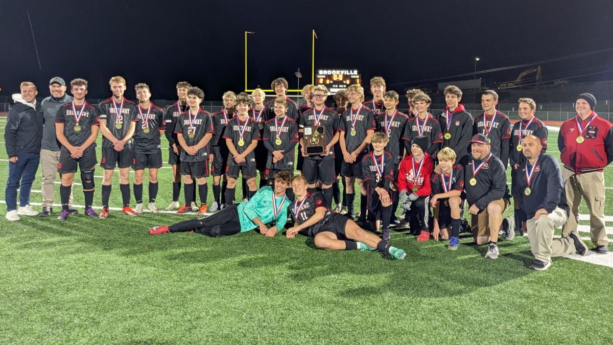 Brockway 2025 D9 Class 1A Boys Soccer Champions