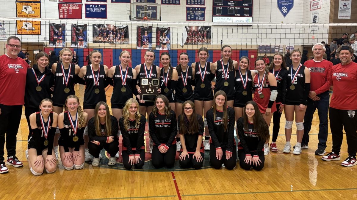 DuBois 2025 D9 Class 3A Volleyball Champions