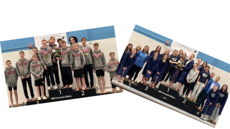 Clearfield boys Brookville girls swim champs 2026