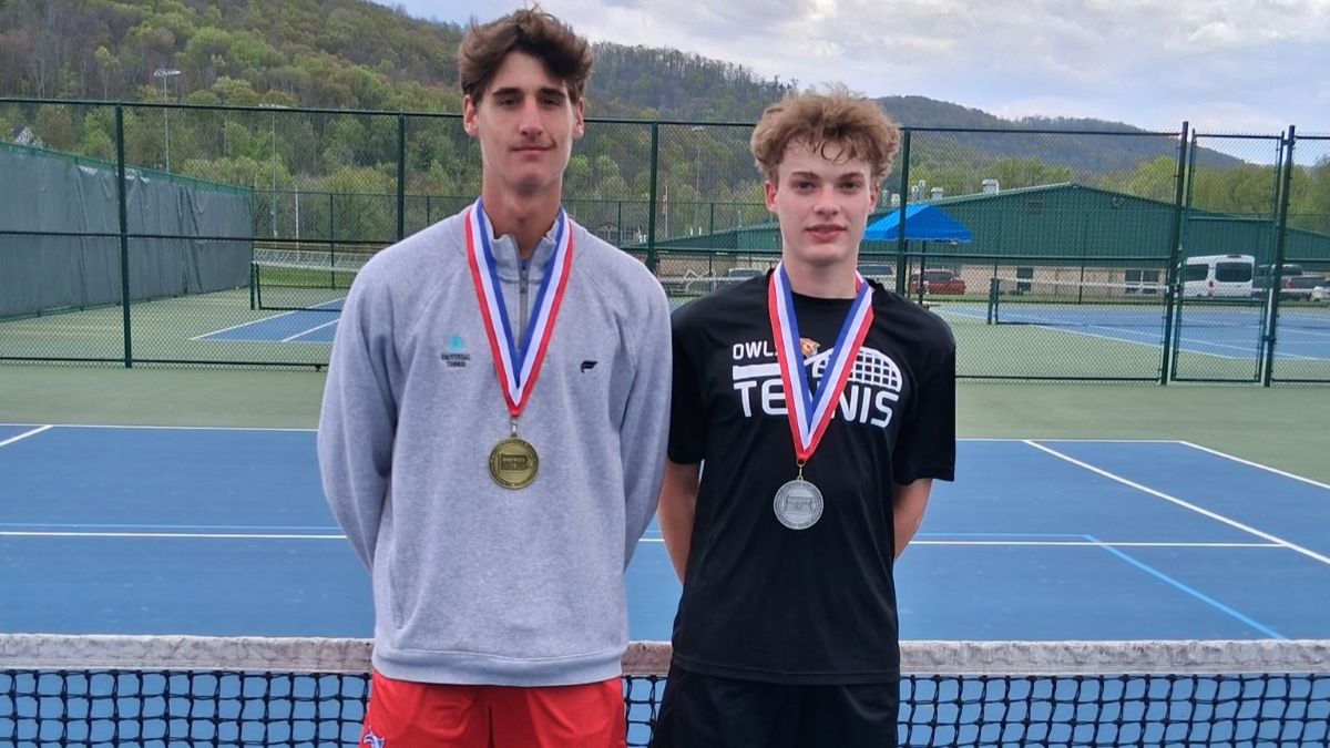 Singles Champion and Runner-up D9 Boys Tennis 2026